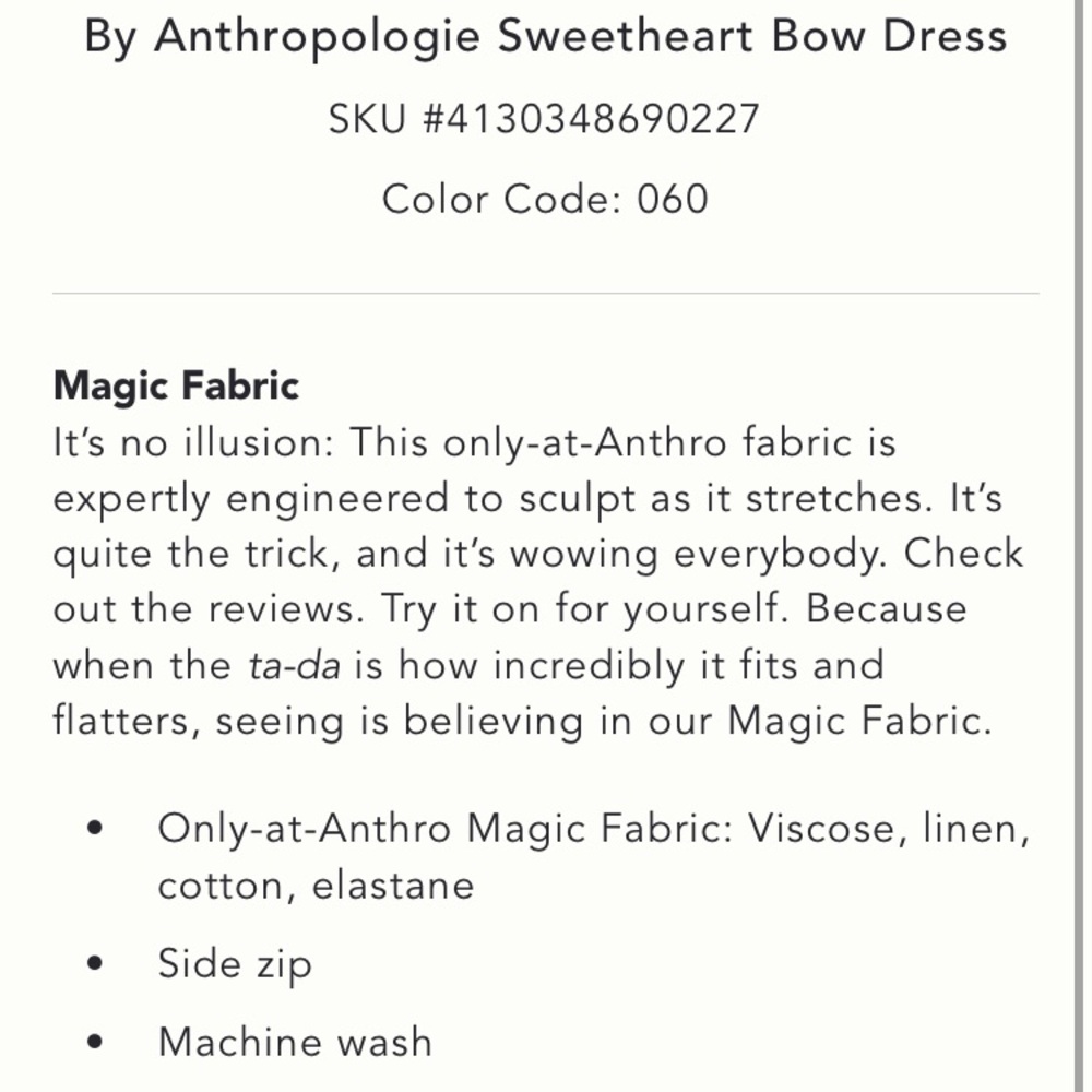 Anthropologie bow dress - Picture 4 of 7